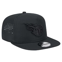 Men's New Era Black Tennessee Titans Hydro A-Frame 9FIFTY Snapback Hat