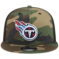 Men's New Era Camo Tennessee Titans  Main Trucker 9FIFTY Snapback Hat