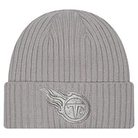 Men's New Era Gray Tennessee Titans Color Pack Cuffed Knit Hat