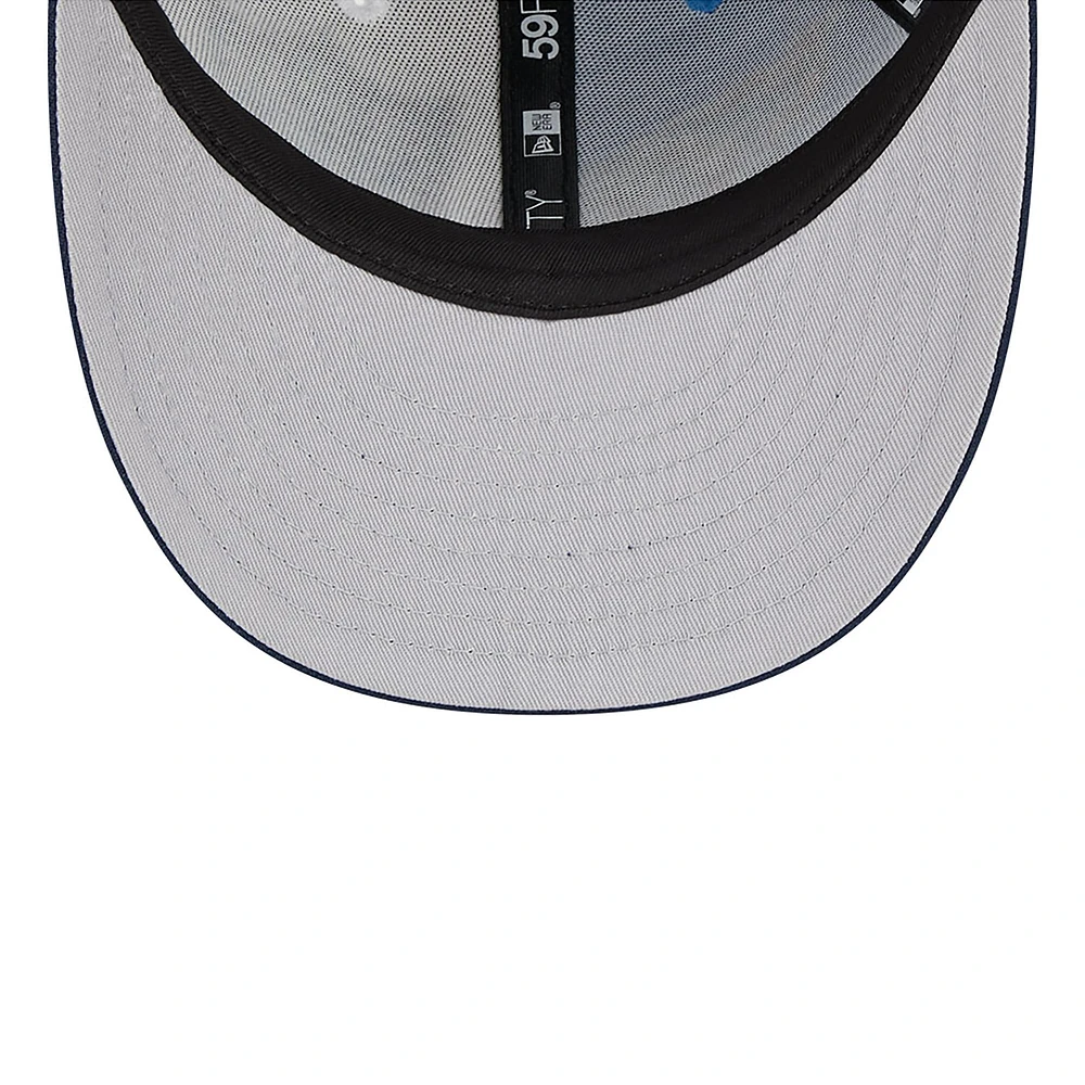 Men's New Era  Light Blue/Navy Tennessee Titans 2023 Sideline Low Profile 59FIFTY Fitted Hat