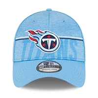 Men's New Era Light Blue Tennessee Titans 2023 NFL Training Camp 39THIRTY Flex Fit Hat