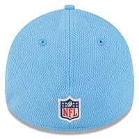 Men's New Era  Light Blue Tennessee Titans 2023 NFL Training Camp 39THIRTY Flex Hat