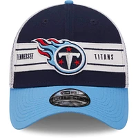 Men's New Era Navy/Light Blue Tennessee Titans Team Banded 39THIRTY - Flex Hat
