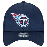Men's New Era Navy Tennessee Titans  Active Tech 39THIRTY Flex Hat