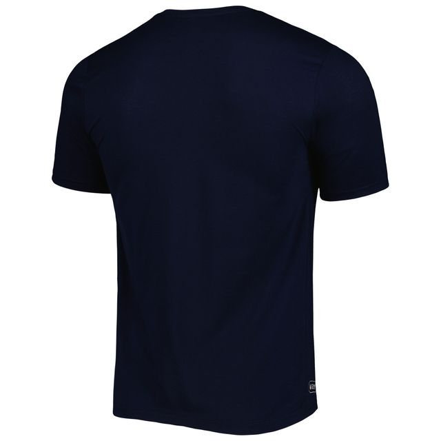 OST TITAN NAVY NFL 22 LOGO BALL SS DRI TEK CTN TEE TEEMENSCR