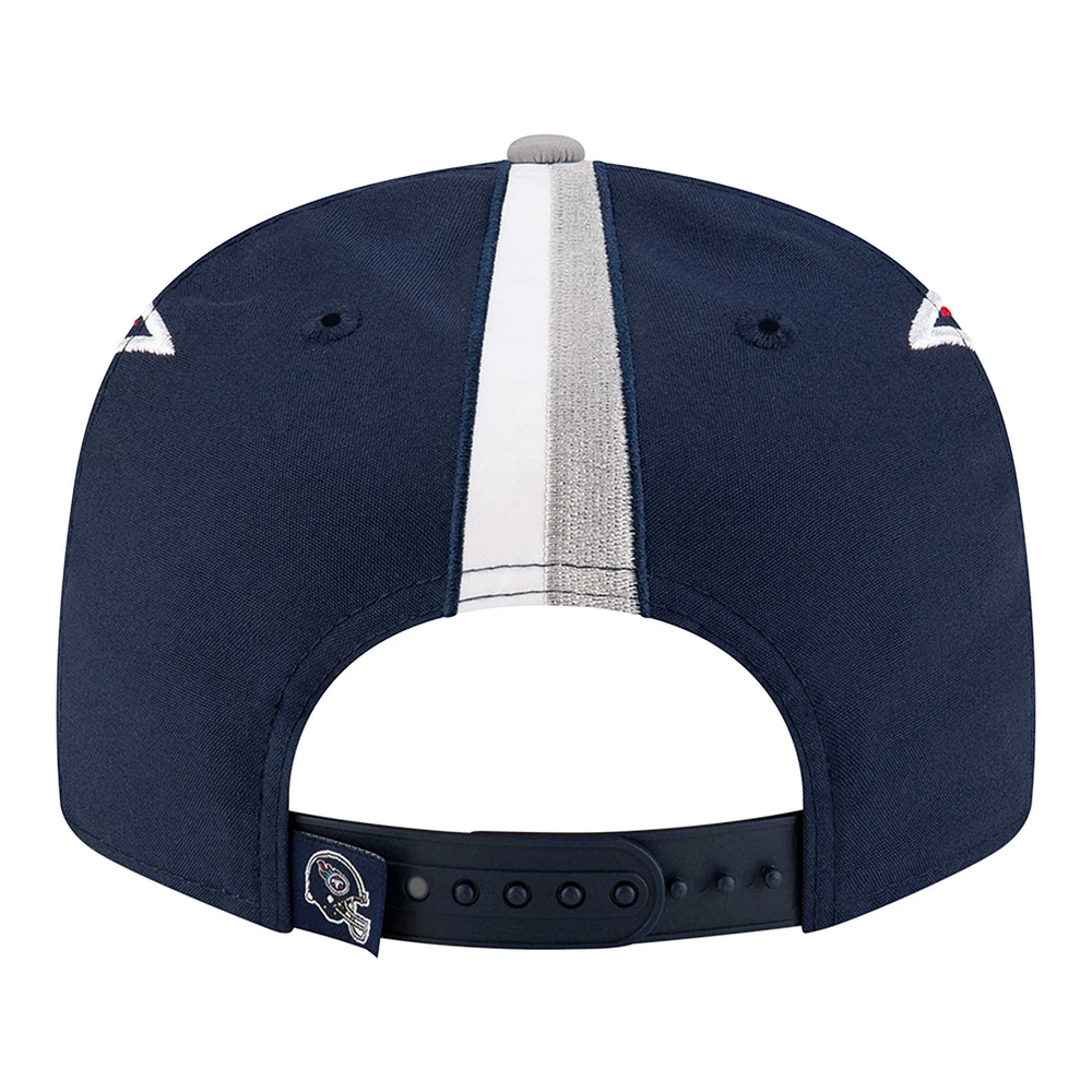 Men's New Era Navy Tennessee Titans  Helmet 9FIFTY Snapback Hat