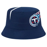 Men's New Era Navy Tennessee Titans Helmet Bucket Hat