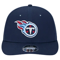 Men's New Era Navy Tennessee Titans Main Low Profile 9FIFTY Snapback Hat