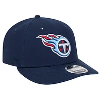 Men's New Era Navy Tennessee Titans Main Low Profile 9FIFTY Snapback Hat