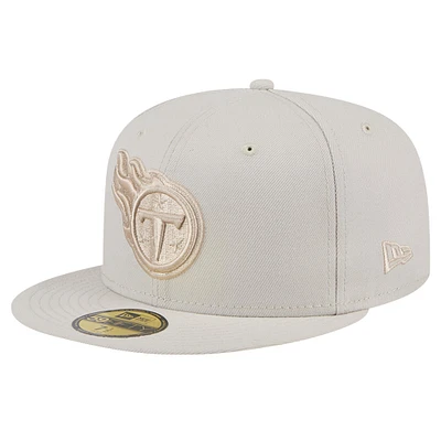 Casquette ajustée 59FIFTY Stone Tennessee Titans Color Pack pour hommes New Era