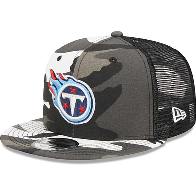Casquette snapback New Era Urban Camo Tennessee Titans 9FIFTY Trucker Snapback pour homme