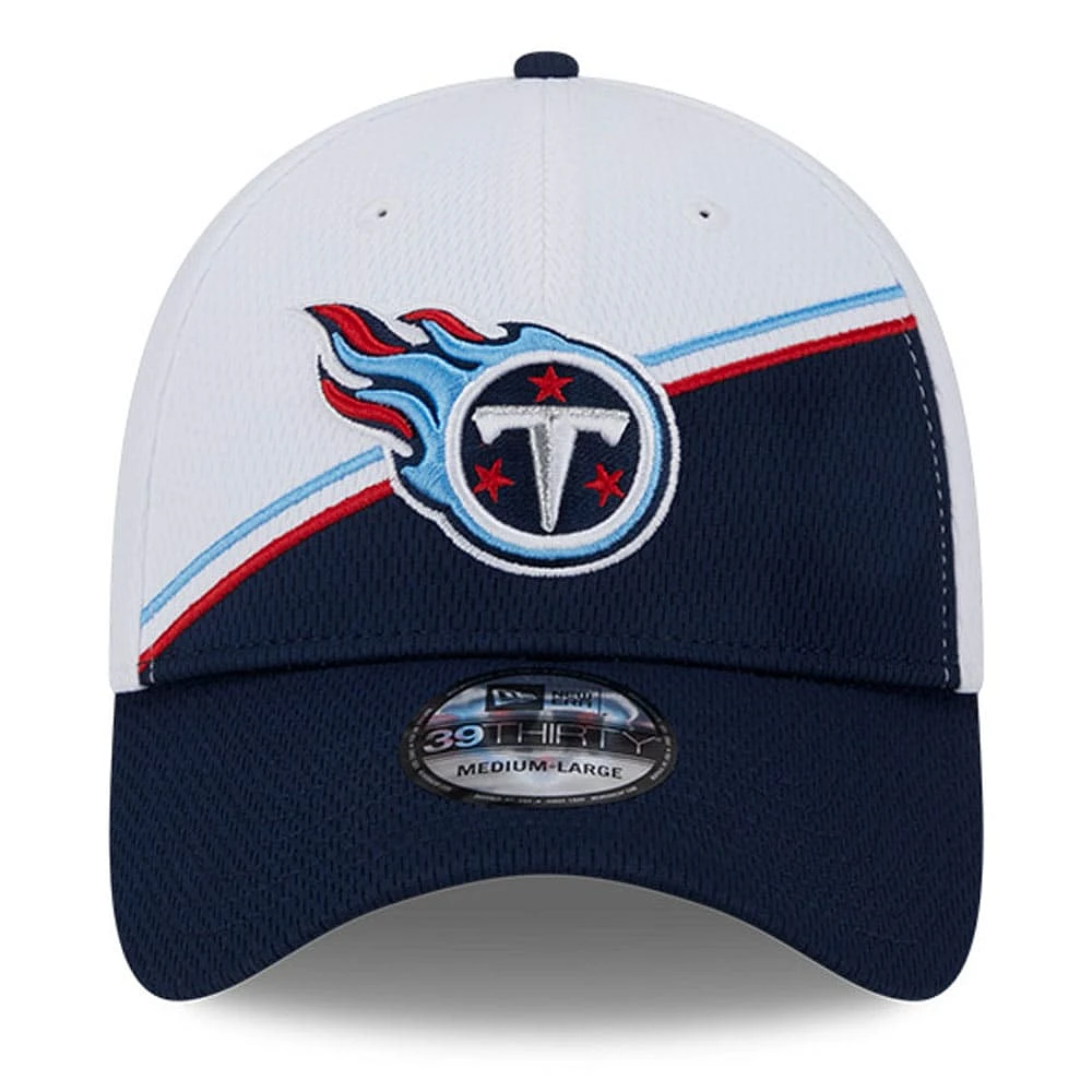 Men's New Era /Navy Tennessee Titans Sideline 39THIRTY Flex Hat