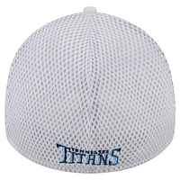 Men's New Era White Tennessee Titans Breakers 39THIRTY Flex Hat