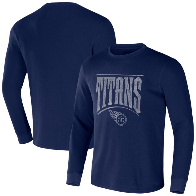 T-shirt thermique à manches longues pour homme NFL x Darius Rucker Collection by Fanatics Navy Tennessee Titans