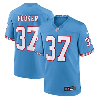 Maillot Nike Amani Hooker bleu clair pour homme des Titans du Tennessee