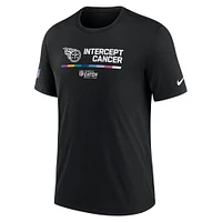 Men's Nike Black Tennessee Titans NFL Crucial Catch Performance T-Shirt