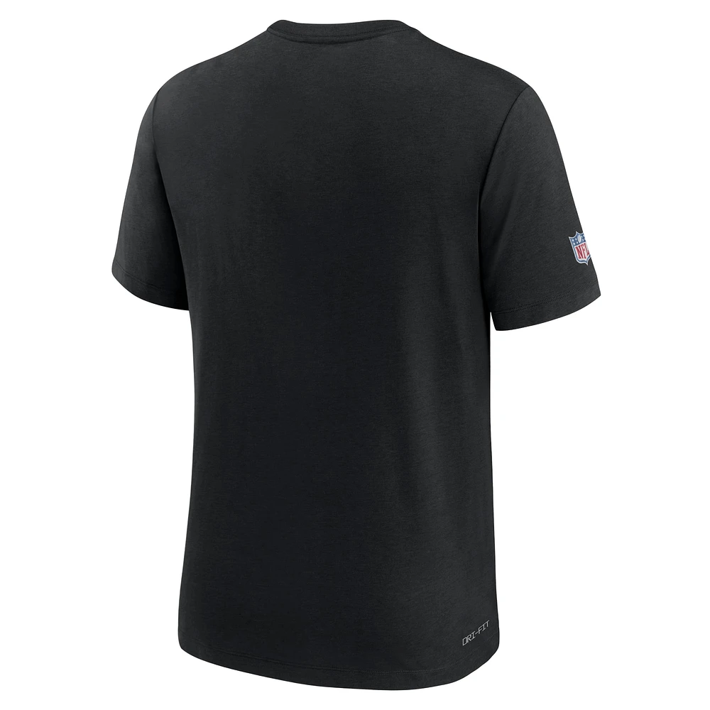 Men's Nike Black Tennessee Titans NFL Crucial Catch Performance T-Shirt