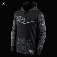 Chandail à capuchon RFLCTV Chevron Nike Tennessee Titans pour homme noir