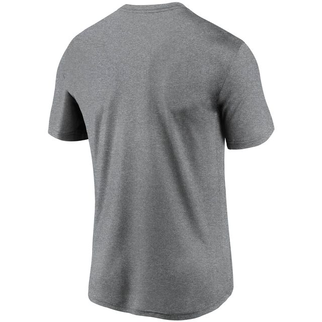T-shirt Nike Heathered Charcoal Tennessee Titans Logo Essential Legend Performance pour homme