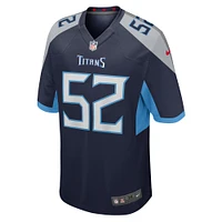 Men's Nike James Williams  Navy Tennessee Titans Game Jersey