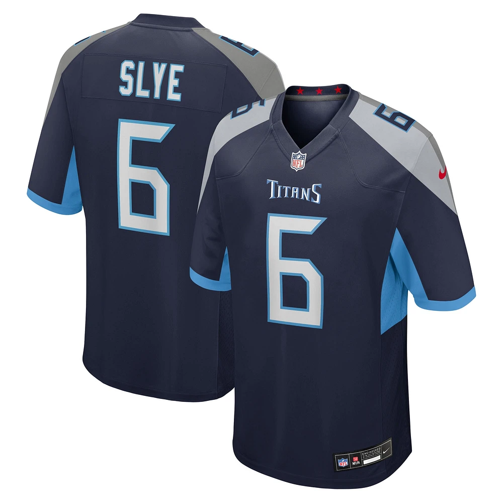 Men's Nike Joey Slye  Navy Tennessee Titans Team Game Jersey
