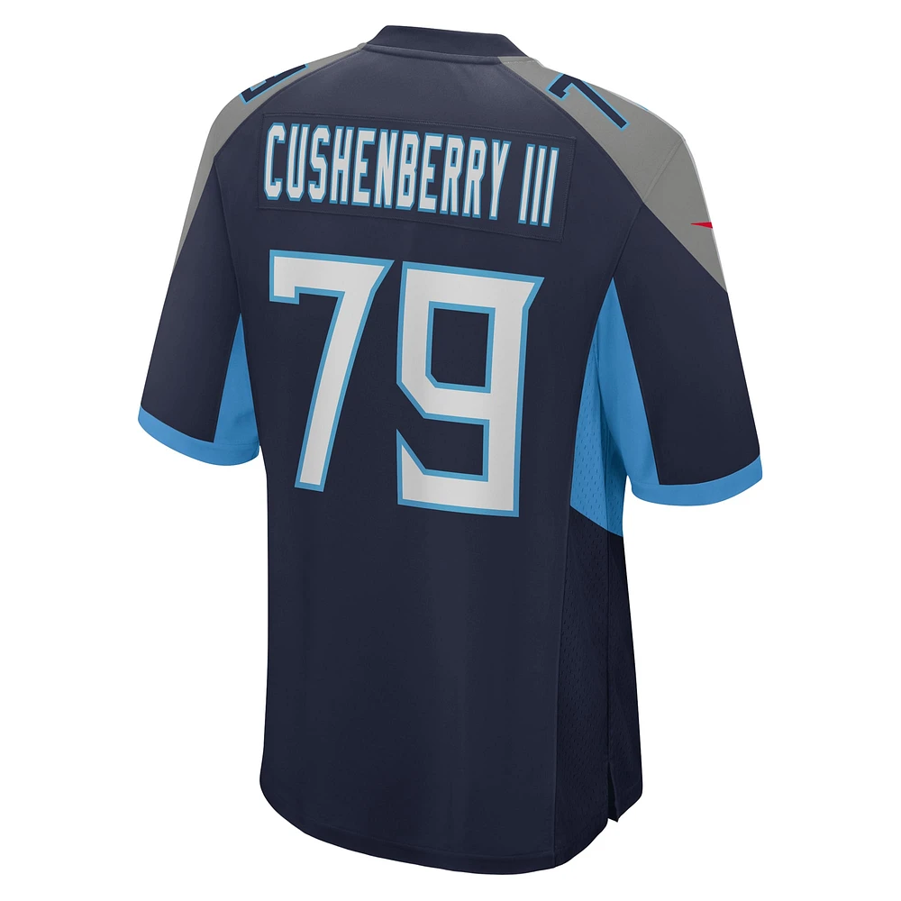 Men's Nike Lloyd Cushenberry III  Navy Tennessee Titans Game Jersey