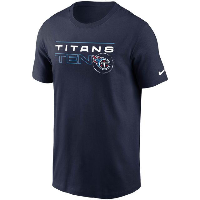 T-shirt Nike Tennessee Titans Broadcast Essential pour homme bleu marine