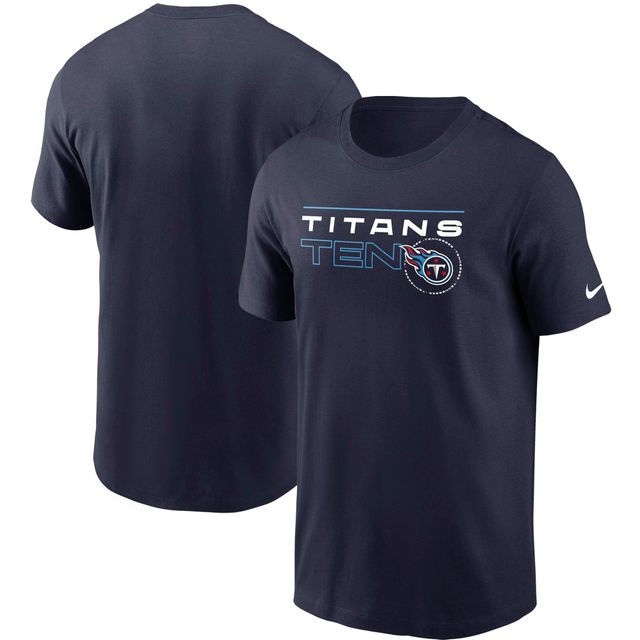 T-shirt Nike Tennessee Titans Broadcast Essential pour homme bleu marine