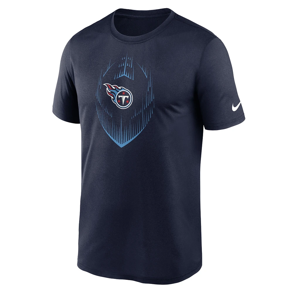 Men's Nike Navy Tennessee Titans Primetime Legend Icon Performance T-Shirt