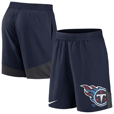 Short Nike Tennessee Titans Stretch Performance pour homme - Bleu marine