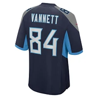 Men's Nike Nick Vannett  Navy Tennessee Titans Game Jersey