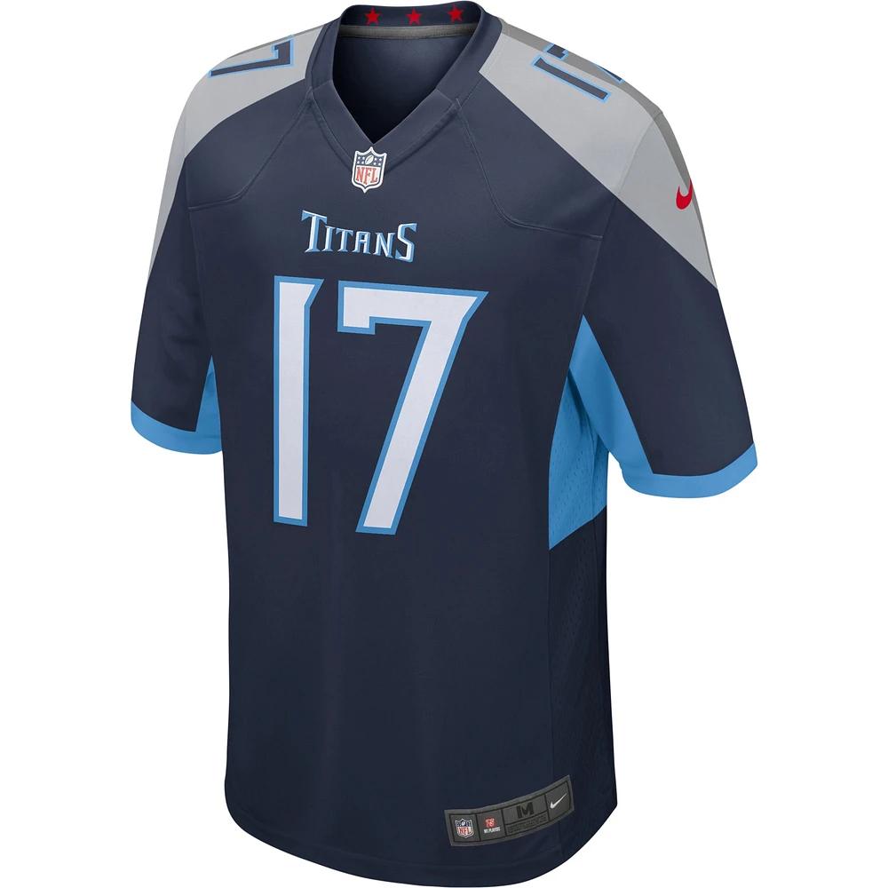 Men's Nike Ryan Tannehill Navy Tennessee Titans Game Player Jersey