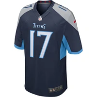 Men's Nike Ryan Tannehill Navy Tennessee Titans Game Player Jersey