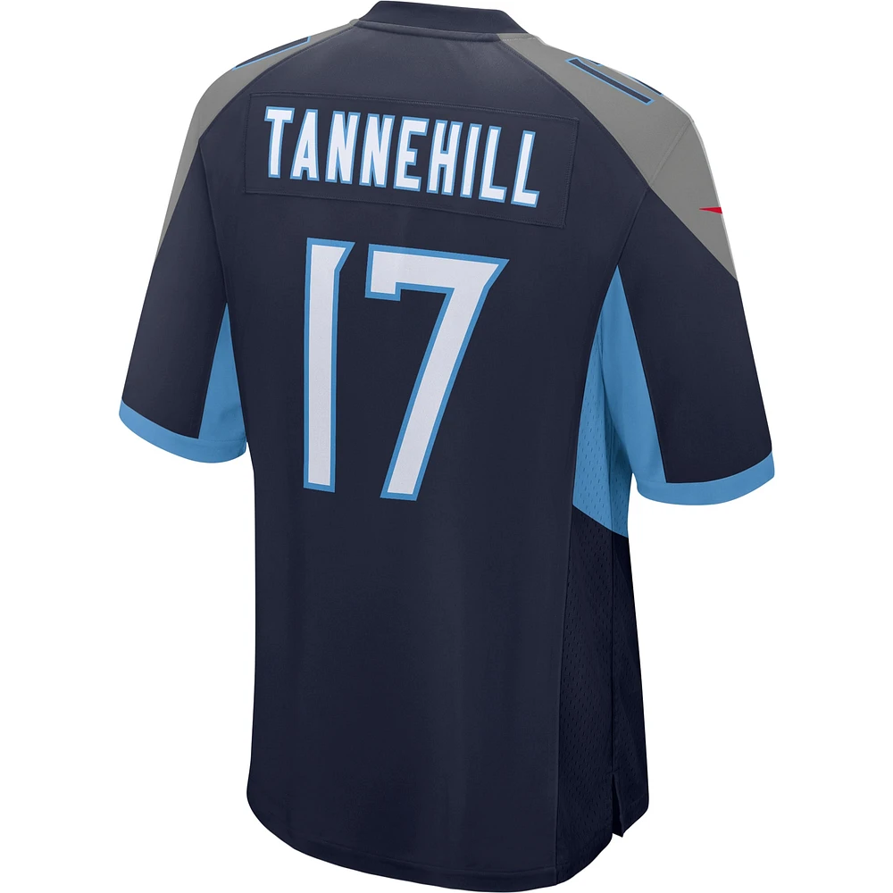 Men's Nike Ryan Tannehill Navy Tennessee Titans Game Player Jersey