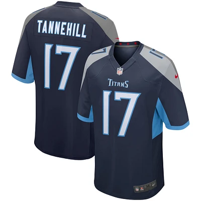 Maillot de joueur match Nike Ryan Tannehill pour hommes, bleu marine, Tennessee Titans