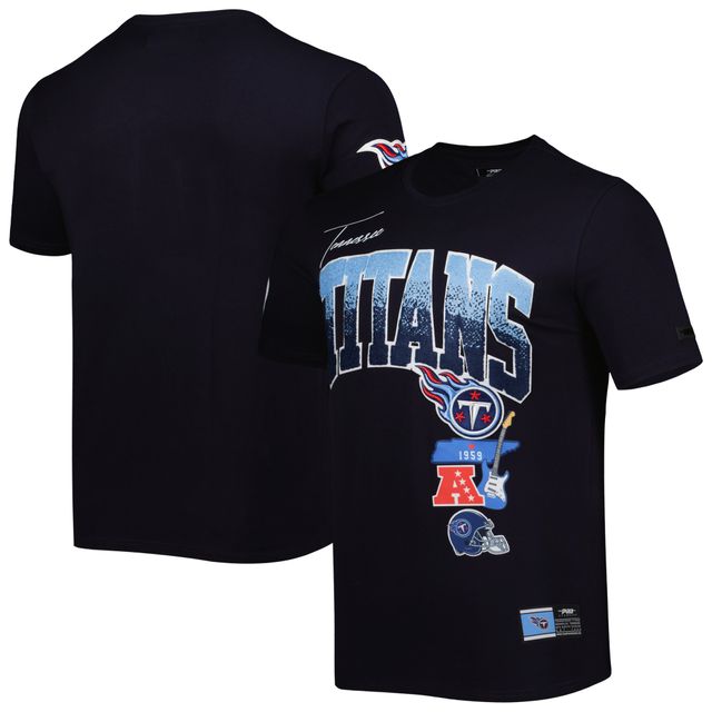 T-shirt de la collection Hometown des Titans du Tennessee Pro Standard pour hommes, bleu marine