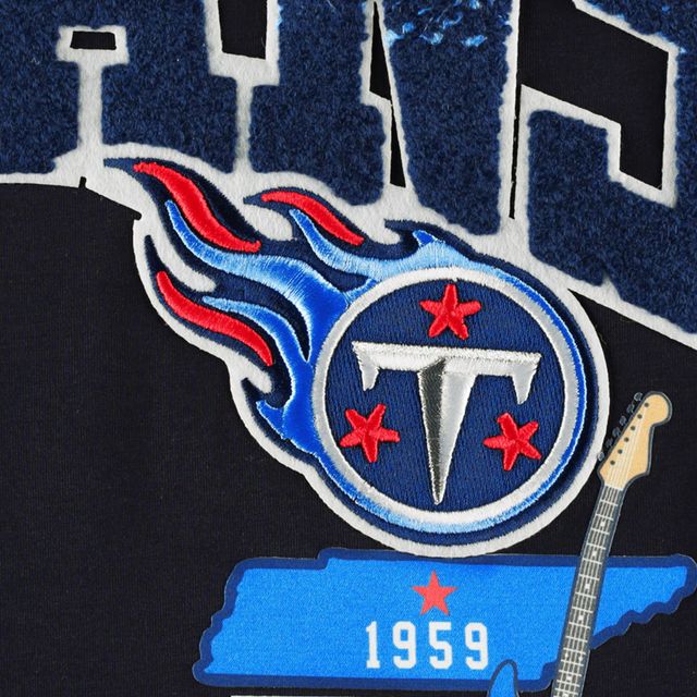 T-shirt de la collection Hometown des Titans du Tennessee Pro Standard pour hommes, bleu marine
