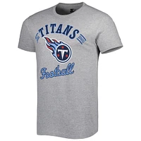 Men's Starter Heathered Gray Tennessee Titans Prime Time T-Shirt