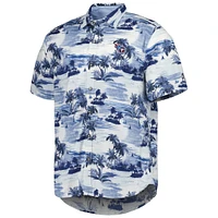 Men's Tommy Bahama Navy Tennessee Titans Sport Tropical Horizons Button-Up Shirt