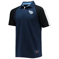 Men's Tommy Hilfiger Navy/White Tennessee Titans Holden Raglan Polo