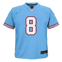 Toddler Nike Will Levis Light Blue Tennessee Titans Alternate Oilers Throwback Game Jersey