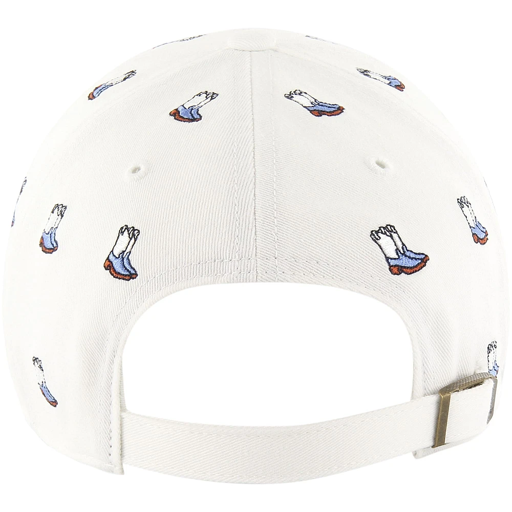Unisex '47 White Tennessee Titans Confetti Clean Up Adjustable Hat