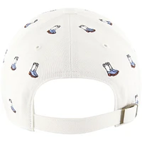 Unisex '47 White Tennessee Titans Confetti Clean Up Adjustable Hat