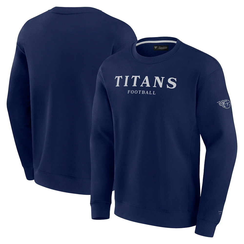 Unisex Fanatics Navy Tennessee Titans Elements Unlimited Fleece Pullover Sweatshirt