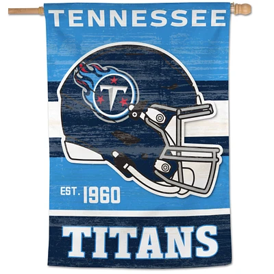 WinCraft Tennessee Titans Bannière verticale rétro simple face 28" x 40"
