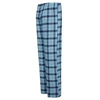 Women's Concepts Sport Light Blue/Navy Tennessee Titans Arctic T-Shirt & Flannel Pants Sleep Set