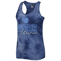 Women's Concepts Sport Navy Tennessee Titans Billboard Scoop Neck Racerback Tank and Shorts Sleep Set