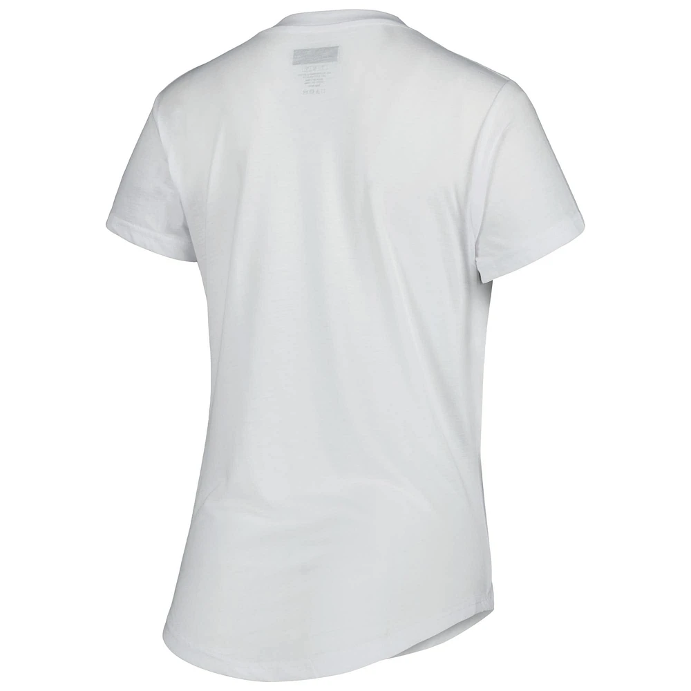 Women's Concepts Sport White/Charcoal Tennessee Titans Sonata T-Shirt & Leggings Sleep Set
