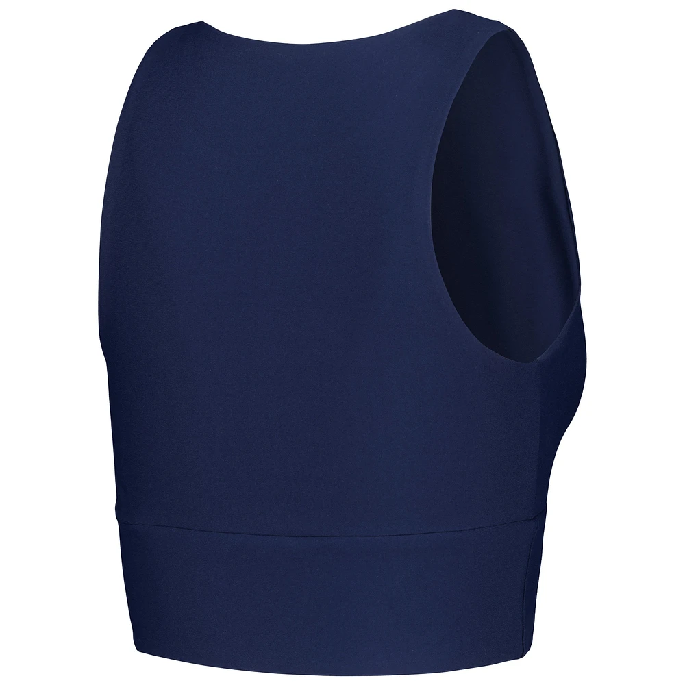Women's Navy Tennessee Titans Leggings & Midi Bra Set