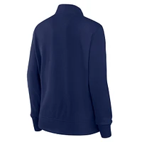 Veste zippée quart de tour Velocity Tennessee Titans bleu marine pour femme